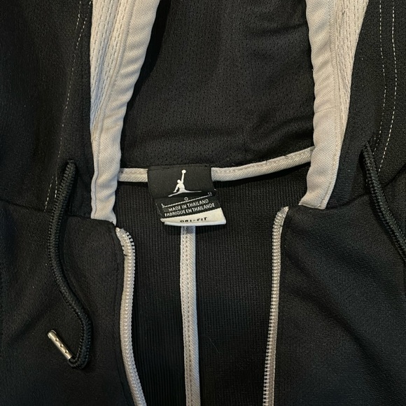 Jordan Black and White Zip Up - Picture 1 of 7